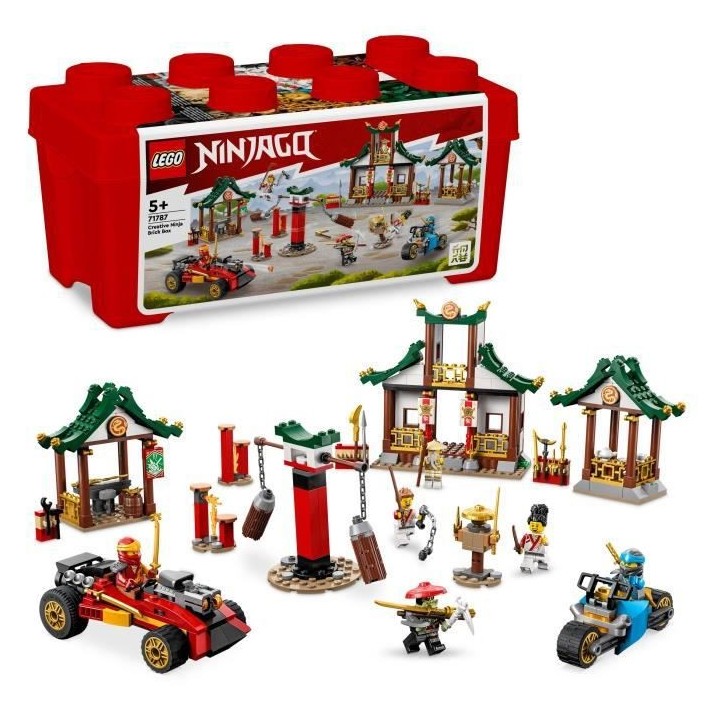 LEGO NINJAGO 71787 La Boîte de Briques Créatives Ninja, Jouet Rangem