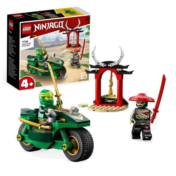 LEGO NINJAGO 71788 La Moto Ninja de Lloyd, Jouet Enfants 4 Ans, Jeu É