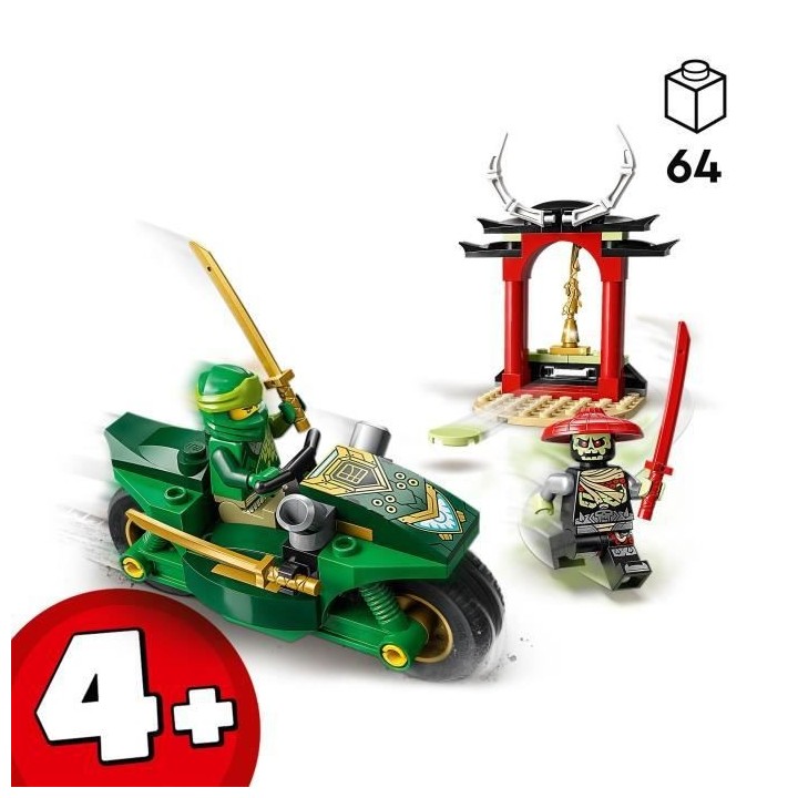 LEGO NINJAGO 71788 La Moto Ninja de Lloyd, Jouet Enfants 4 Ans, Jeu É