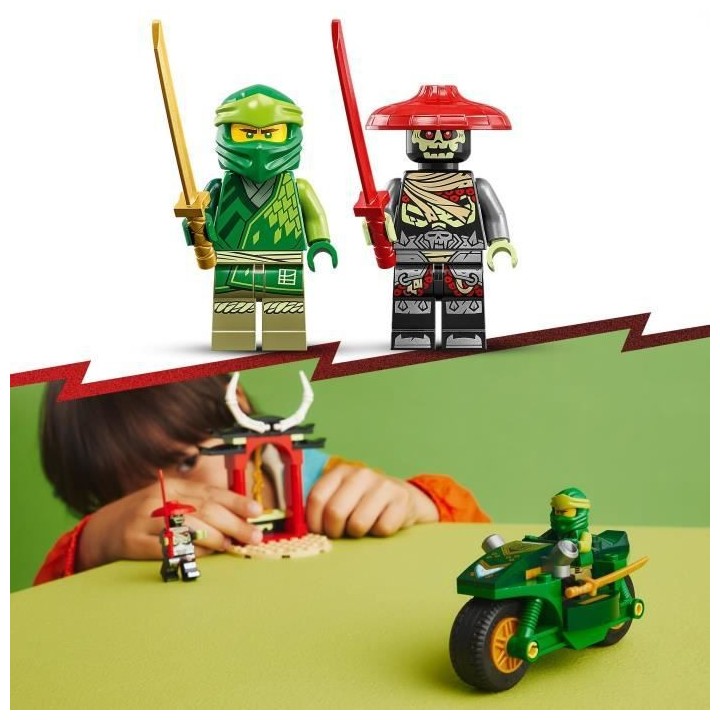 LEGO NINJAGO 71788 La Moto Ninja de Lloyd, Jouet Enfants 4 Ans, Jeu É