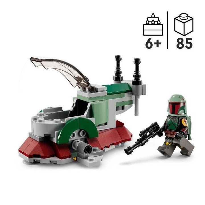 LEGO Star Wars 75344 Le Vaisseau de Boba Fett Microfighter, Véhicule