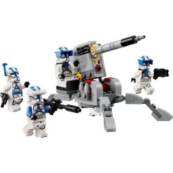 LEGO Star Wars 75345 Pack de Combat des Clone Troopers de la 501eme Légion, Jouet avec Canon