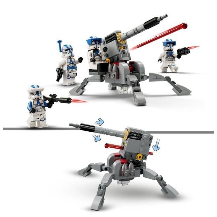 LEGO Star Wars 75345 Pack de Combat des Clone Troopers de la 501eme L