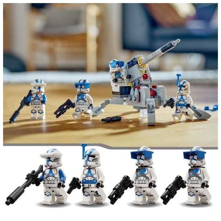 LEGO Star Wars 75345 Pack de Combat des Clone Troopers de la 501eme L