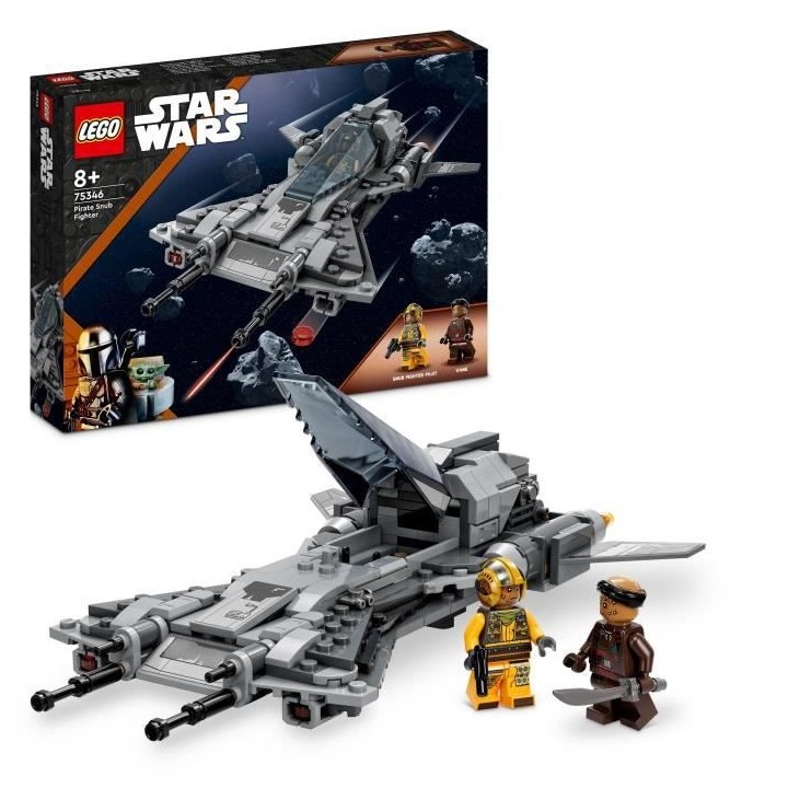 LEGO Star Wars 75346 Le Chasseur Pirate, Jouet avec Minifigurines Pilo