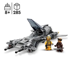 LEGO Star Wars 75346 Le Chasseur Pirate, Jouet avec Minifigurines Pilote et Vane, Le Mandalorien