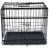 VADIGRAN Cage métallique pliable Premium - 61 x 46 x 53 cm - Noir - Pour chien