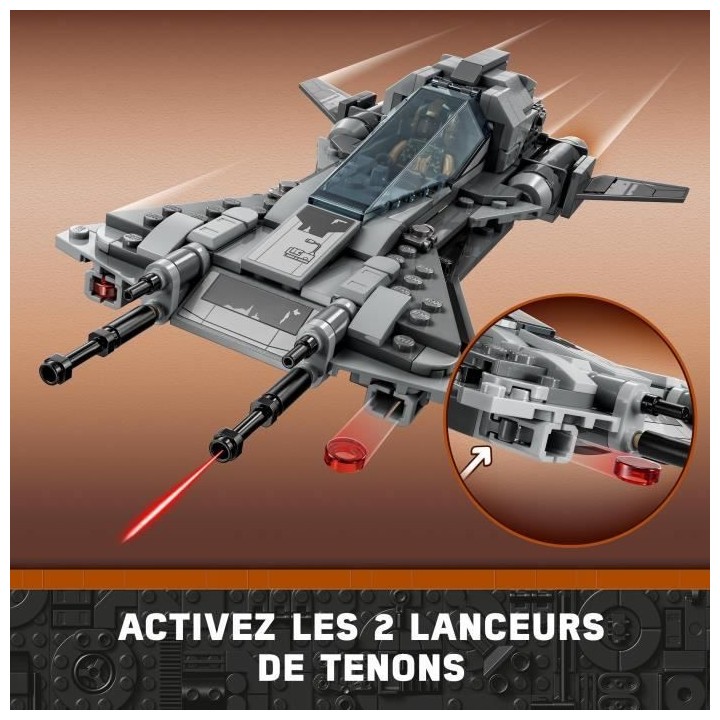 LEGO Star Wars 75346 Le Chasseur Pirate, Jouet avec Minifigurines Pilo