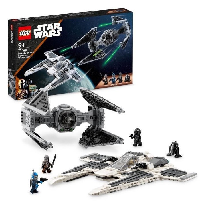 LEGO Star Wars 75348 Le Chasseur Fang Mandalorien Contre le TIE Interc