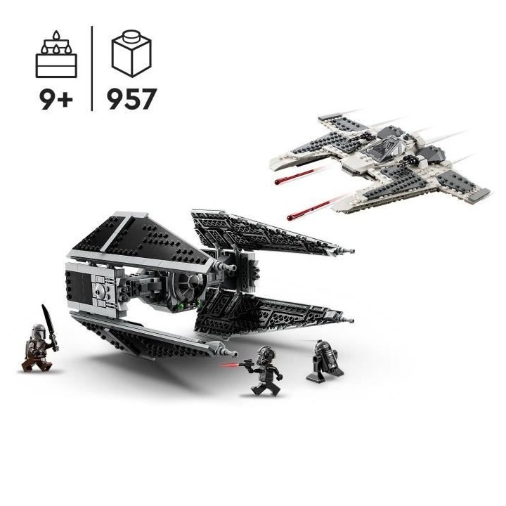 LEGO Star Wars 75348 Le Chasseur Fang Mandalorien Contre le TIE Interc