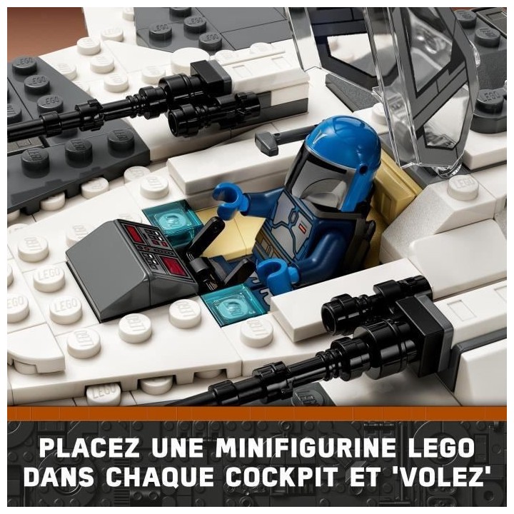 LEGO Star Wars 75348 Le Chasseur Fang Mandalorien Contre le TIE Interc