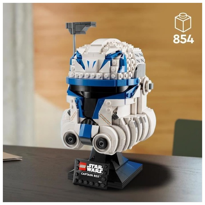 LEGO Star Wars 75349 Le Casque du Capitaine Rex, Maquette a Construire