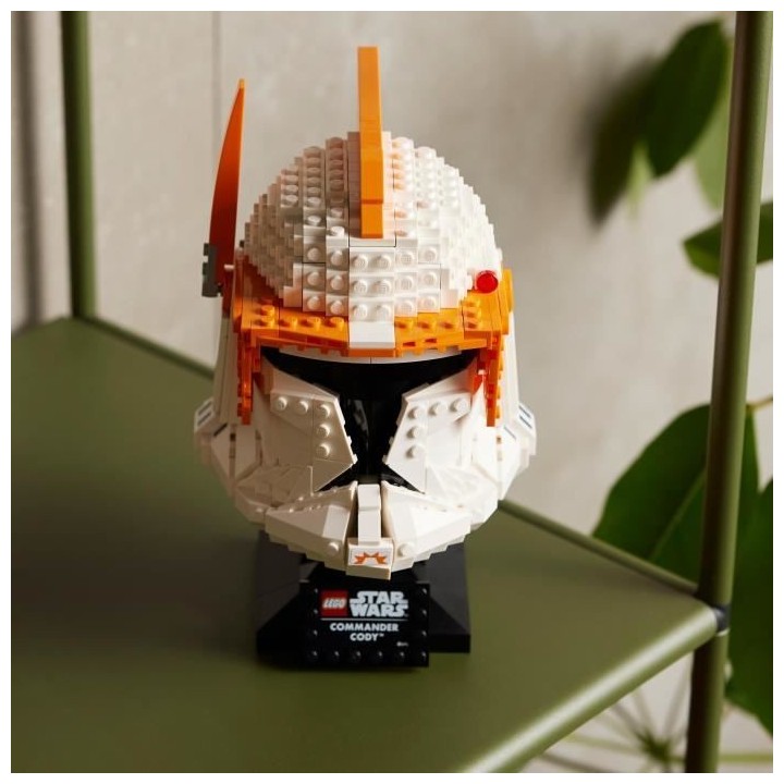 LEGO Star Wars 75350 Le Casque du Commandant Clone Cody, Maquette pour