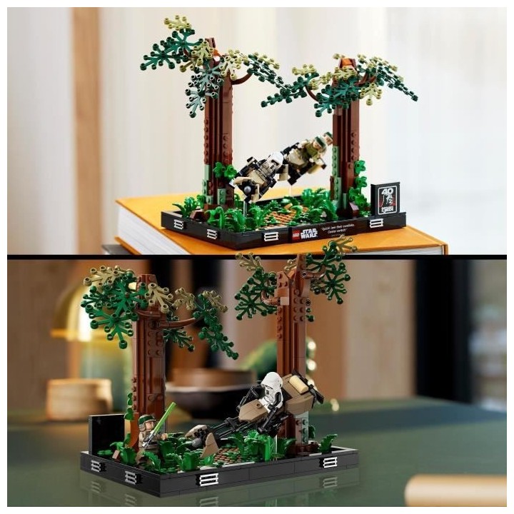 LEGO Star Wars 75353 Diorama de la Course-Poursuite en Speeder sur End
