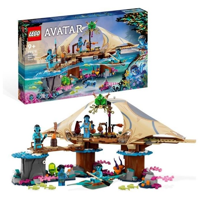 LEGO Avatar 75578 Le Village Aquatique de Metkayina, Jouet, avec Villa