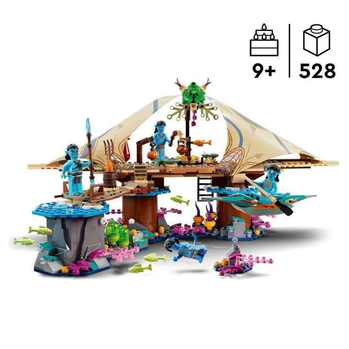 LEGO Avatar 75578 Le Village Aquatique de Metkayina, Jouet, avec Villa