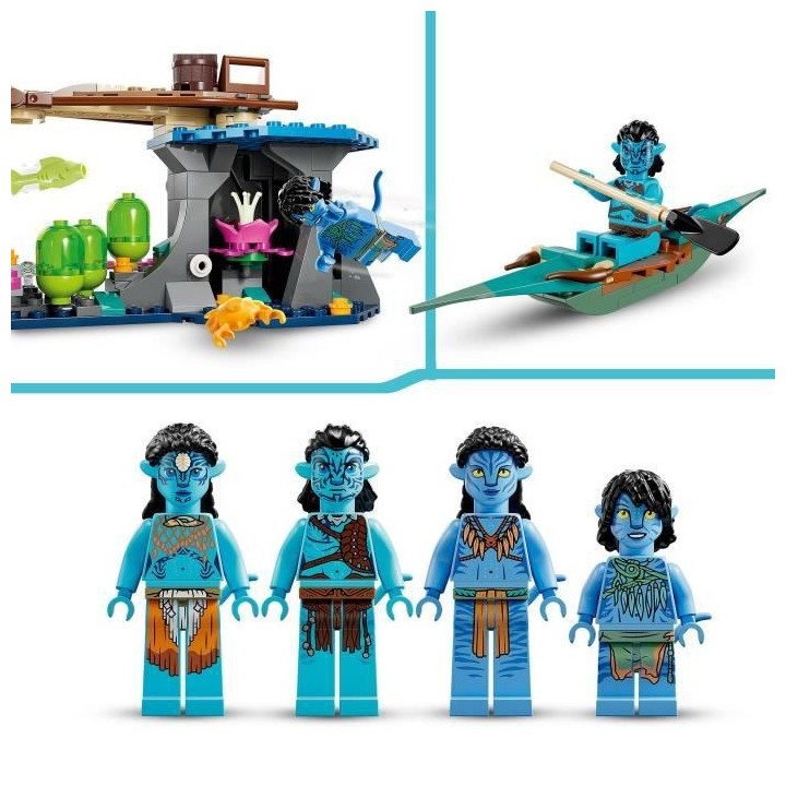 LEGO Avatar 75578 Le Village Aquatique de Metkayina, Jouet, avec Villa