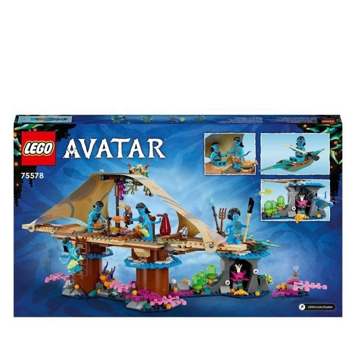 LEGO Avatar 75578 Le Village Aquatique de Metkayina, Jouet, avec Villa