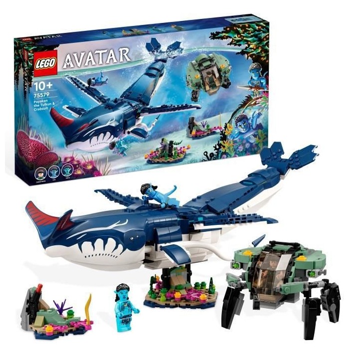 LEGO Avatar 75579 Payakan le Tulkun et Crabsuit, Jouet avec Figurine A