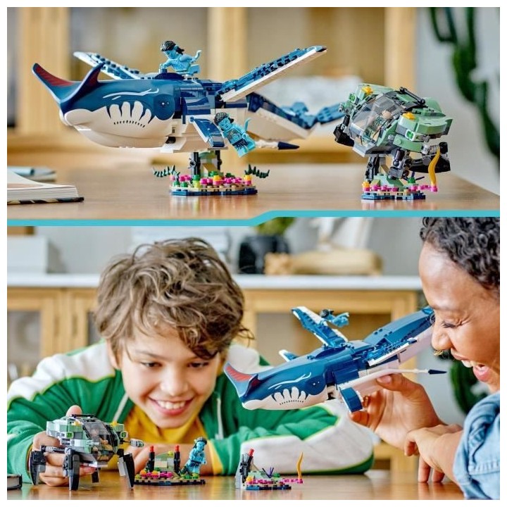 LEGO Avatar 75579 Payakan le Tulkun et Crabsuit, Jouet avec Figurine A