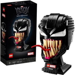 LEGO Marvel 76187 Venom, Kit de Construction, Masque, Casque de Tete,