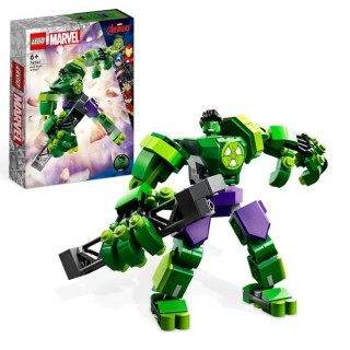 LEGO Marvel 76241 L'Armure Robot de Hulk, Figurine Avengers, Jouet de