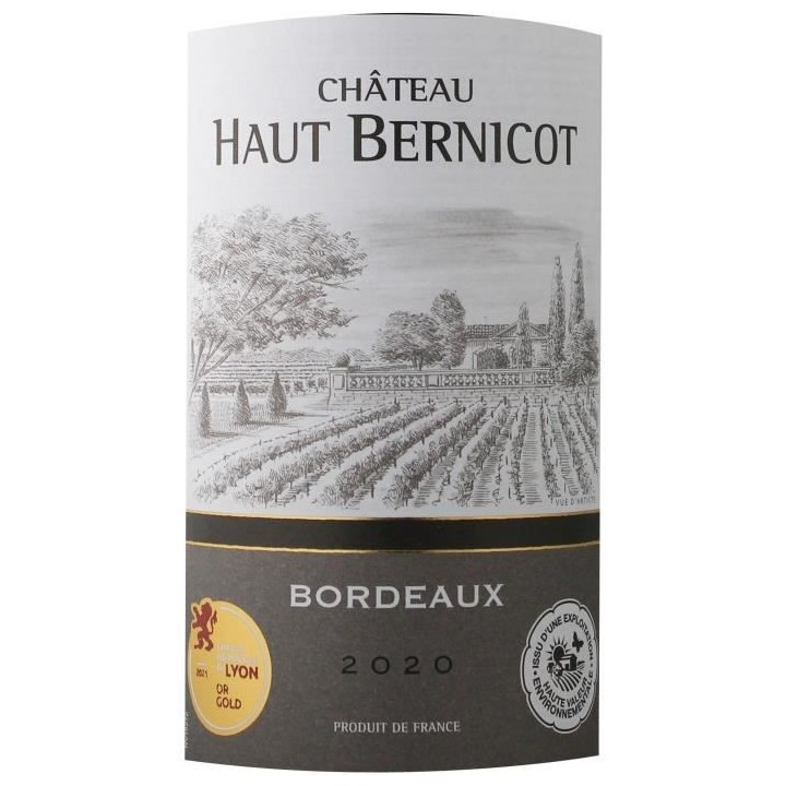 Château Haut Bernicot 2020 Bordeaux - Vin rouge de Bordeaux