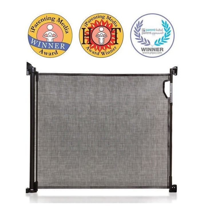 DREAMBABY Barriere de sécurité rétractable - A visser - Ouverture a