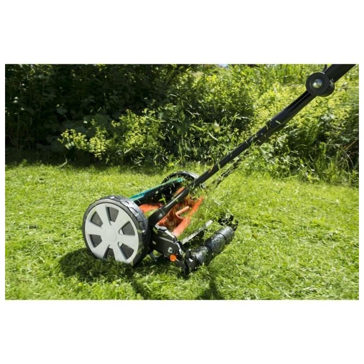 GARDENA Tondeuse hélicoidale 330 Classic – Surface tonte max 150m²