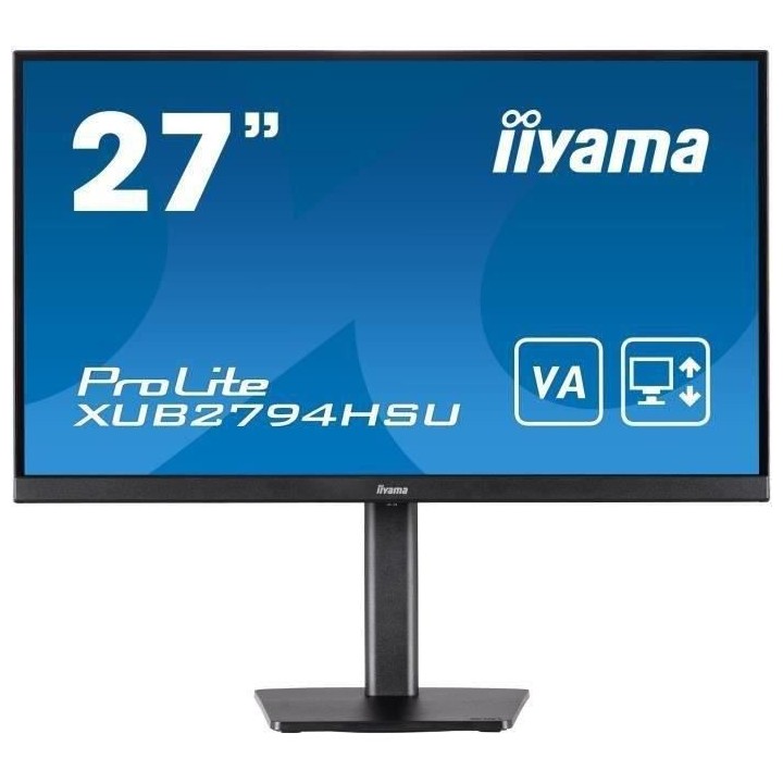 Ecran PC - IIYAMA XUB2794HSU-B1 - 27 FHD - Dalle VA - 1 ms - 75Hz - HD