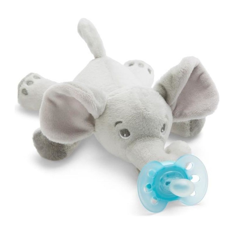 PHILIPS AVENT SCF348/13 Sucette + Doudou 0-6 Mois Eléphant