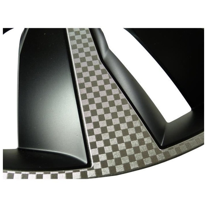 WRC Boîte 4 enjoliveurs 16 Carbon style