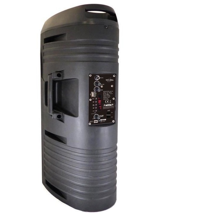 INOVALLEY KA113XXL - Enceinte lumineuse Bluetooth 400W - Fonction Kara