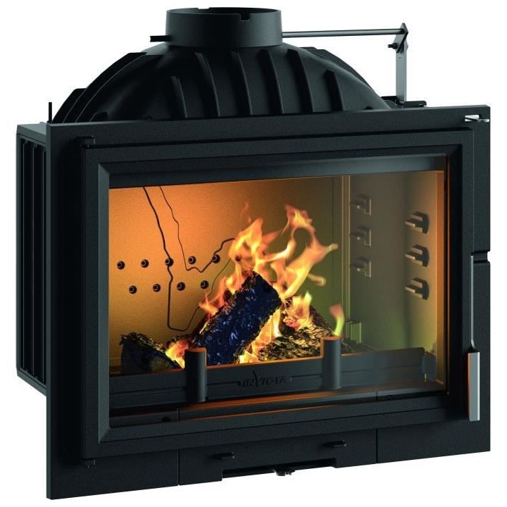 INVICTA - Foyer a bois en fonte - 700 philos avec volet