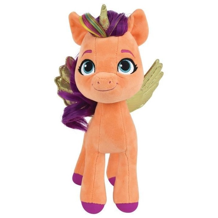 Jemini my little pony peluche sunny sonore et lumineuse +/- 25 cm avec