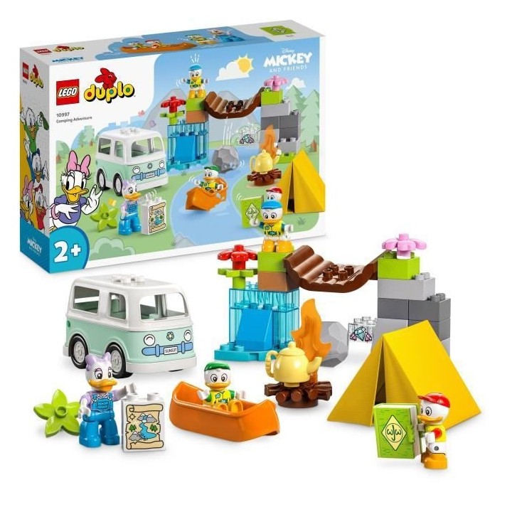 LEGO DUPLO Disney Mickey et ses Amis 10997 L'Aventure au Camping, Joue