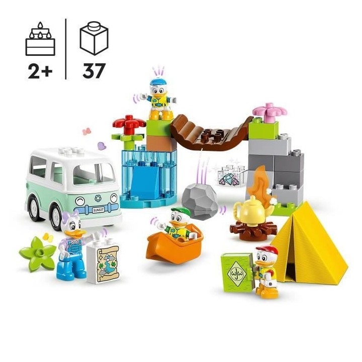LEGO DUPLO Disney Mickey et ses Amis 10997 L'Aventure au Camping, Joue
