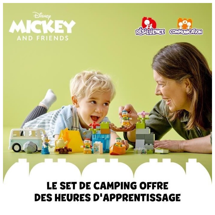 LEGO DUPLO Disney Mickey et ses Amis 10997 L'Aventure au Camping, Joue