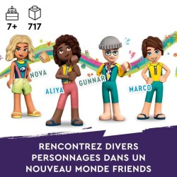 LEGO Friends 41734 Le Bateau de Sauvetage en Mer, Jouet avec Figurines de Dauphins et Sous-Marin