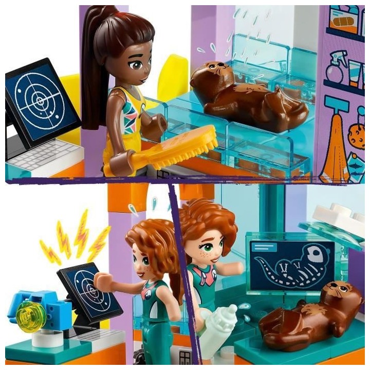 LEGO Friends 41736 Le Centre de Sauvetage en Mer, Jouet de Vétérinai