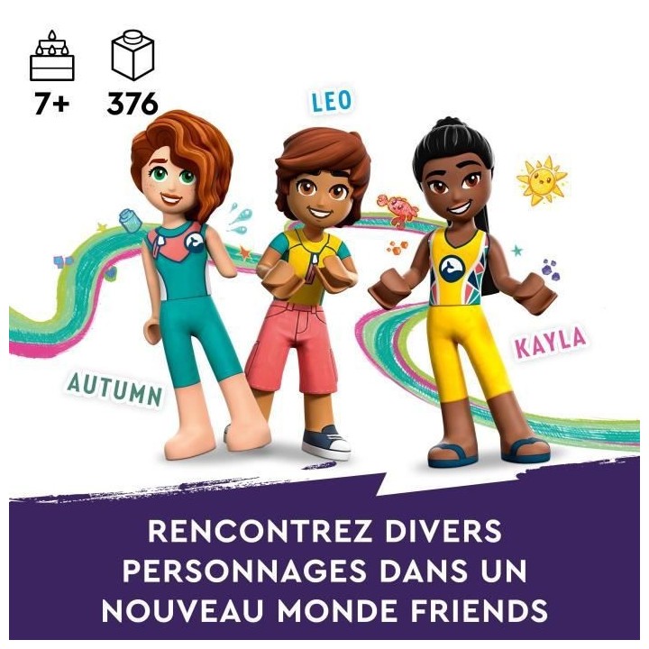 LEGO Friends 41736 Le Centre de Sauvetage en Mer, Jouet de Vétérinai