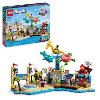 LEGO Friends 41737 Le Parc d'Attractions a la Plage, Jouet de Construc