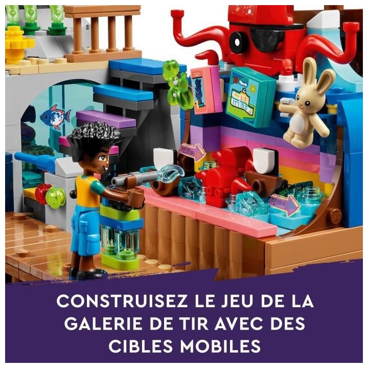 LEGO Friends 41737 Le Parc d'Attractions a la Plage, Jouet de Construc
