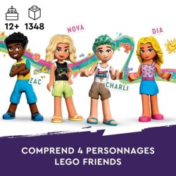 LEGO Friends 41737 Le Parc d'Attractions a la Plage, Jouet de Construction Avancée, Enfants 12 Ans