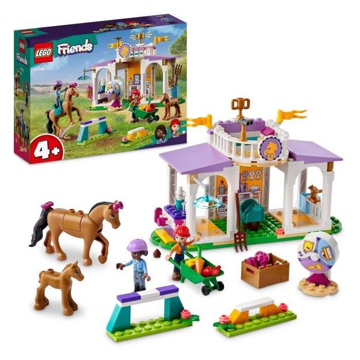 LEGO Friends 41746 Le Dressage Équestre, Jouet de Chevaux et Poney, C