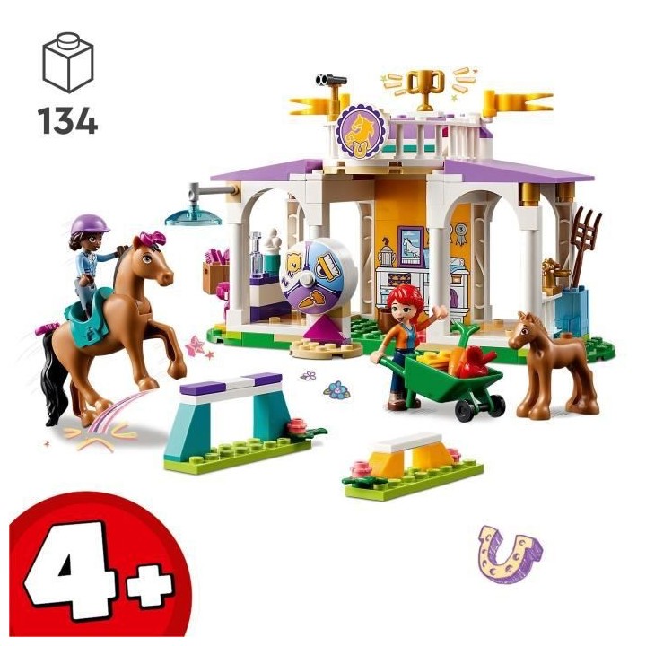 LEGO Friends 41746 Le Dressage Équestre, Jouet de Chevaux et Poney, C