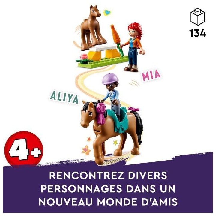 LEGO Friends 41746 Le Dressage Équestre, Jouet de Chevaux et Poney, C