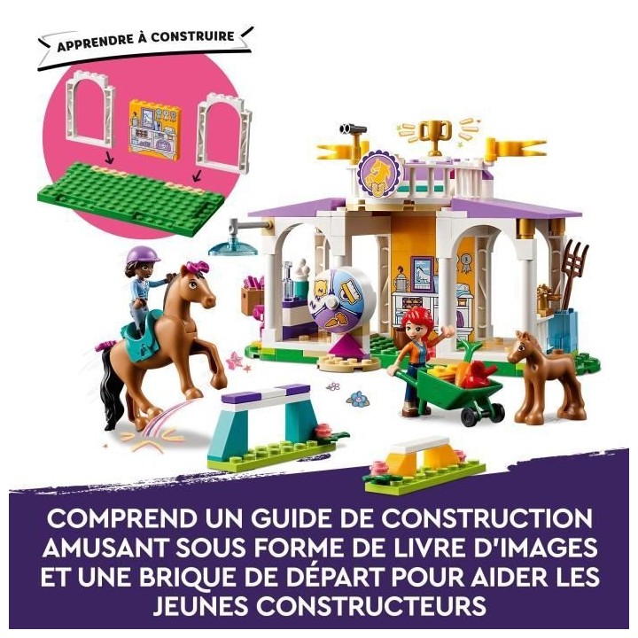 LEGO Friends 41746 Le Dressage Équestre, Jouet de Chevaux et Poney, C