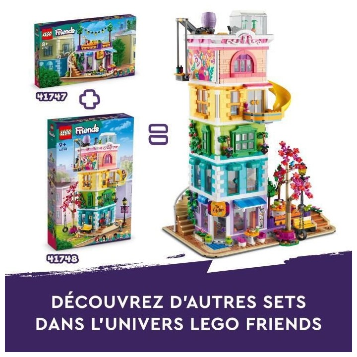 LEGO Friends 41747 La Cuisine Collective de Heartlake City, Jouet de C