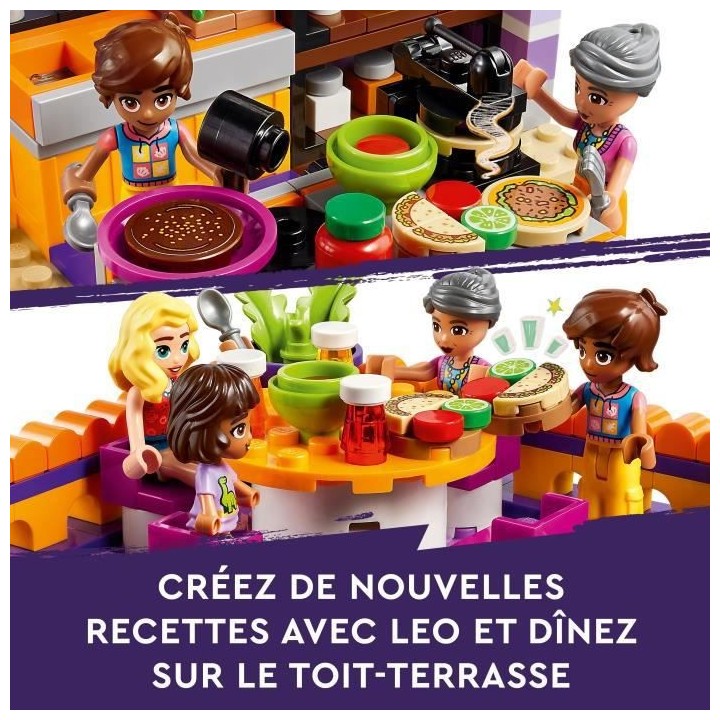 LEGO Friends 41747 La Cuisine Collective de Heartlake City, Jouet de C